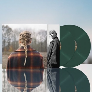 霉霉 Evermore 泰勒斯威夫特专辑 Swift 绿胶2LP唱片 Taylor 欧版