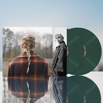 欧版 霉霉 泰勒斯威夫特专辑 Taylor Swift Evermore 绿胶2LP唱片