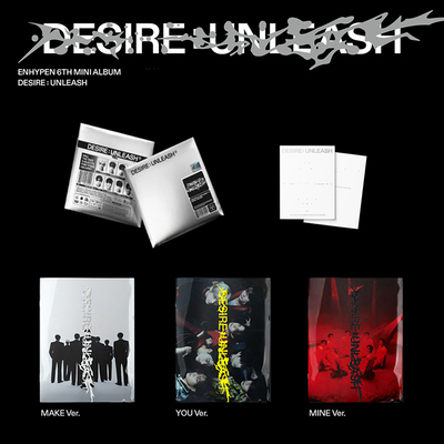 符EP ENHYPEN专辑 迷你6 DESIRE : UNLEASH 官方正版小卡海报周边
