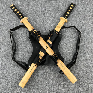 双肩背带双刀儿童玩具刀死侍武器cos刀具动漫刀单把刀斜背带拔刀