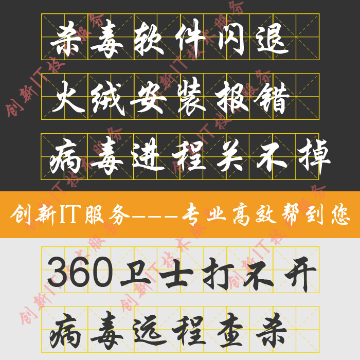 360杀毒软件闪退 火绒无法安其它设计服务