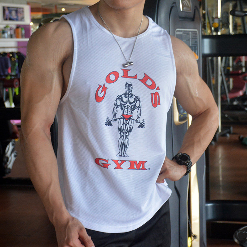 夏季运动背心男 健身 速干衣宽松跑步无袖t恤训练坎肩白色健身服在类目 运动服/休闲服装, 健身服装, 健身衣中 - 来自Buy2taobao.com提供专业的淘宝代购服务