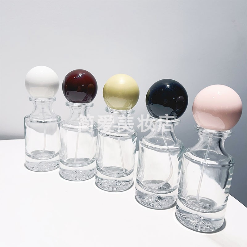 木盖香水分装瓶喷雾瓶按压空瓶子高档小样瓶30毫升化妆品替换小瓶