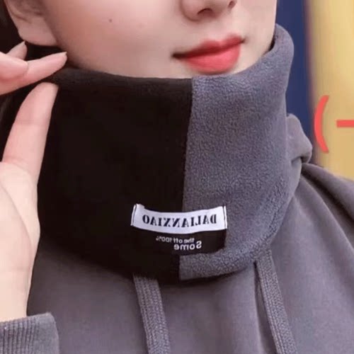 围巾男女同款套头护颈椎围脖