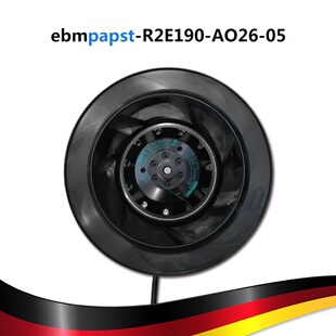 德国原装进口ebmpaps R2E190-AO26-05离心风机机顶排风散热风扇