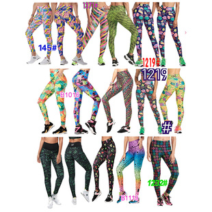 特价清货 瑜伽健身 舞蹈裤 体操裤运动跑步 弹力女装紧身长裤1016