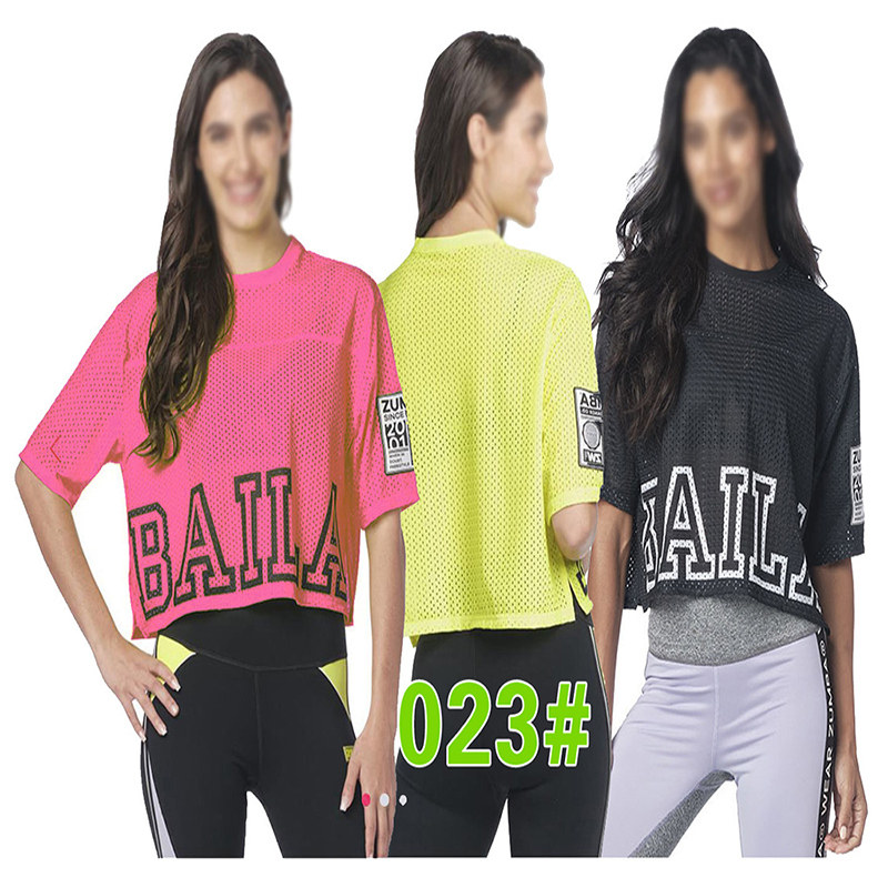 ZW特价 舞蹈服健身服运动跑步 宽松 短款女装T恤  速干 透气  023,运动服/休闲服装,健身衣,淘宝优惠券,粉丝福利购,淘宝优惠卷