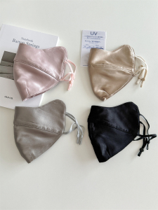 桑蚕丝防晒口罩女全脸透气面罩脸罩护眼角敏感肌夏季防晒真丝纯色