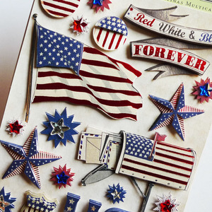 少量外单库存 超美scrapbok 剪贴簿 卡片相册多款可选立体贴纸