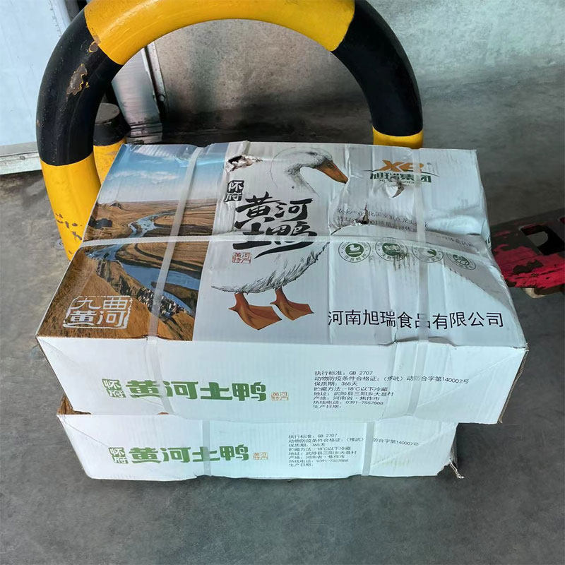 黄河土鸭全鸭整鸭商用冰冻鸭整只鸭子生鲜冷冻新鲜生鸭货40斤