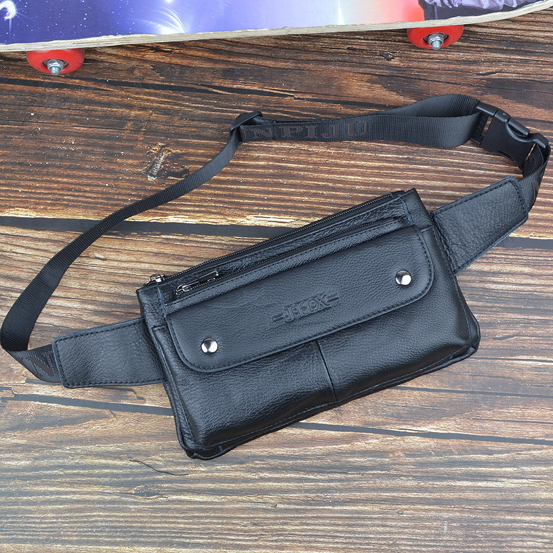 真皮男腰包手机包韩版潮头层牛皮胸包多功能户外运动单肩斜挎小包,箱包皮具/热销女包/男包,男士包袋,淘宝优惠券,粉丝福利购,淘宝优惠卷