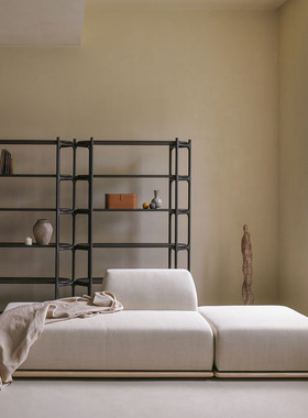 梵几-山脊线|山沙发 布艺客厅模块沙发实木大小户型轻奢组合沙发