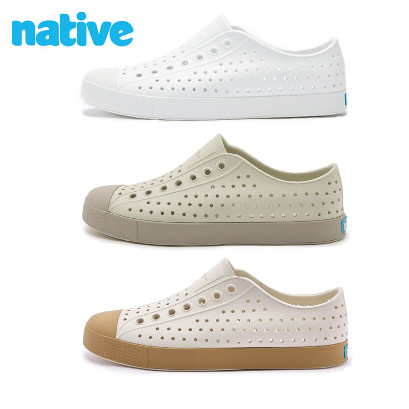 正品洞洞鞋native凉鞋女士外穿休闲鞋新款拖鞋足弓支撑不累脚女鞋