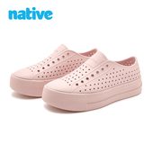 女士洞洞鞋 厚底增高松糕鞋 时尚 native新款 百搭户外一脚蹬沙滩凉鞋