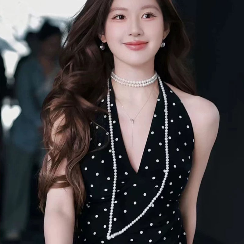 正品澳白真多麻长款珍珠项链女