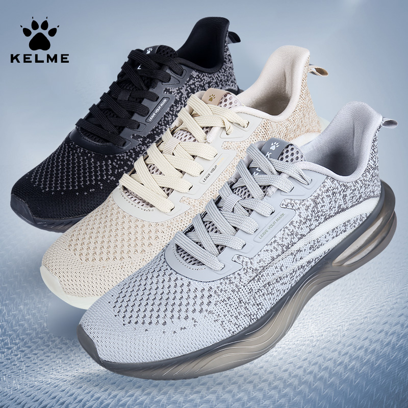 KELME卡尔美跑步鞋男女夏款防滑透气高弹缓震训练运动跑鞋情侣款