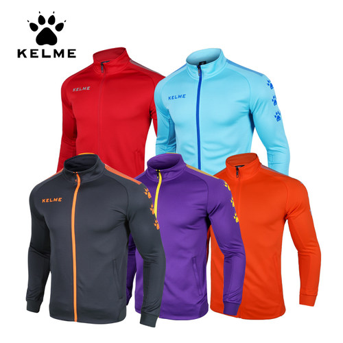 卡尔美男秋冬上衣女夹克针织外套