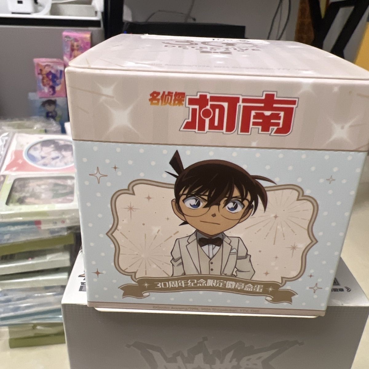 卡游正版名侦探柯南徽章盲盒吧唧动漫周边谷子