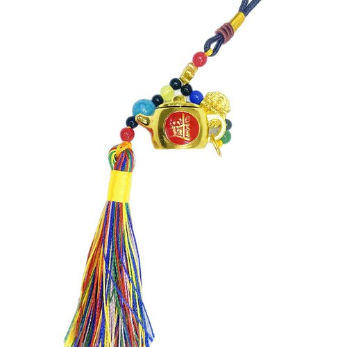 锌合金中式把把壶钥匙扣