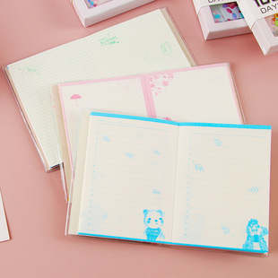 可爱少女心手账本创意入油流沙日记本小清新手帐本卡通学生笔记本