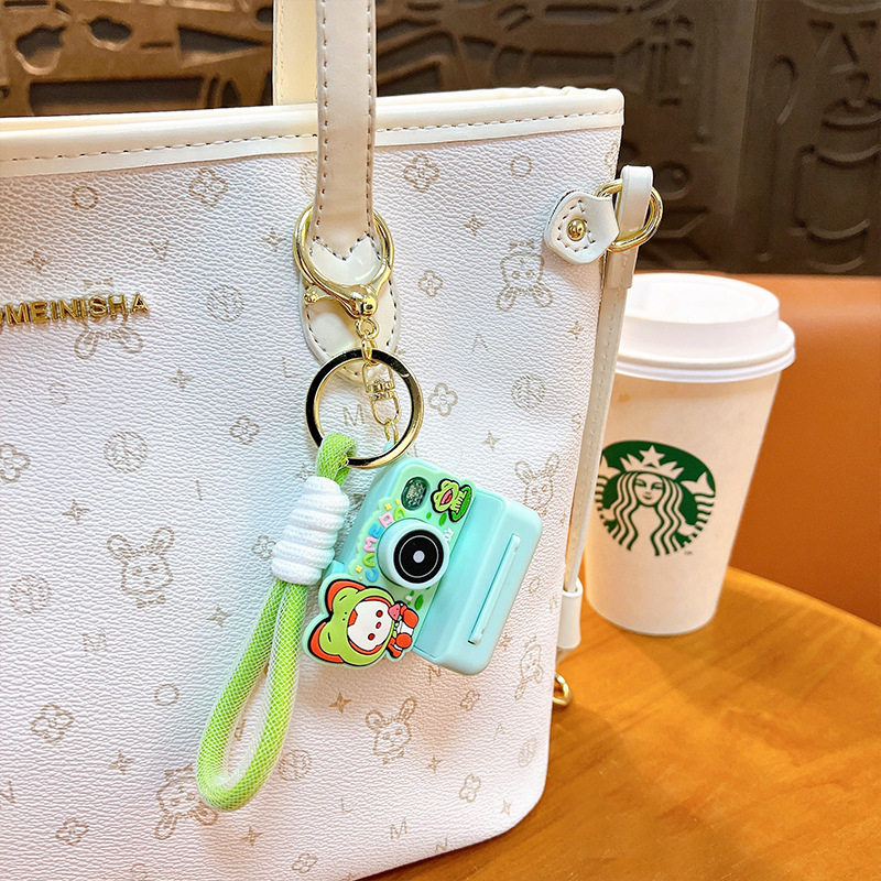 正版阿狸迷你掌上面包机挂件包包钥匙扣摇杆机拍立得阿狸系列挂饰