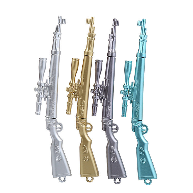 创意步枪中性笔 韩版黑色水性笔 可爱学习文具办公用品签字笔定制