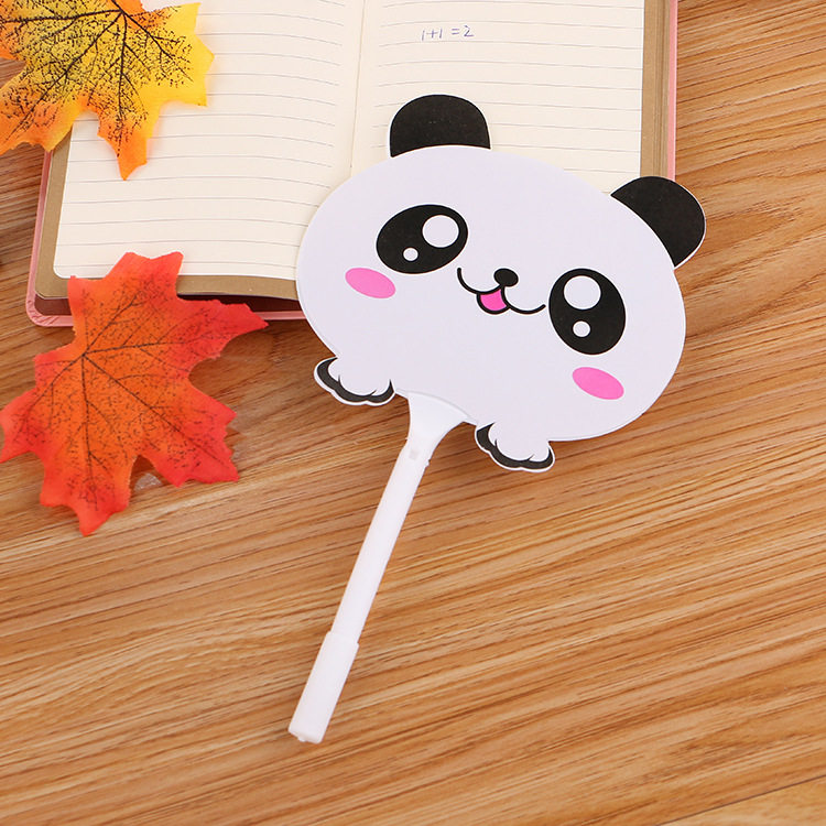 创意学习文具扇子笔LOGO广告设计可爱学生礼物奖品圆珠笔厂家