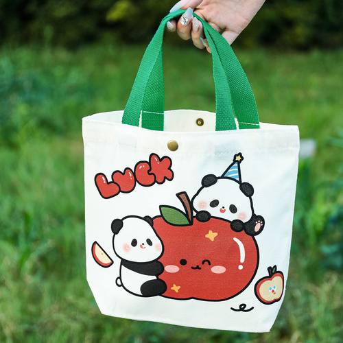 熊猫帆布袋学生文具套装