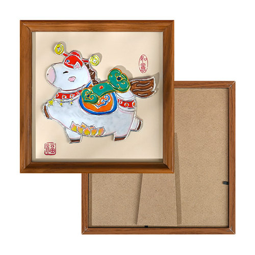 马年新年手工DIY仿錾刻锡