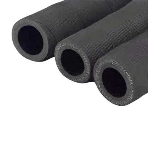 200度耐高温蒸汽缠绕橡胶管黑色夹布耐酸碱耐腐蚀耐高温专用橡胶
