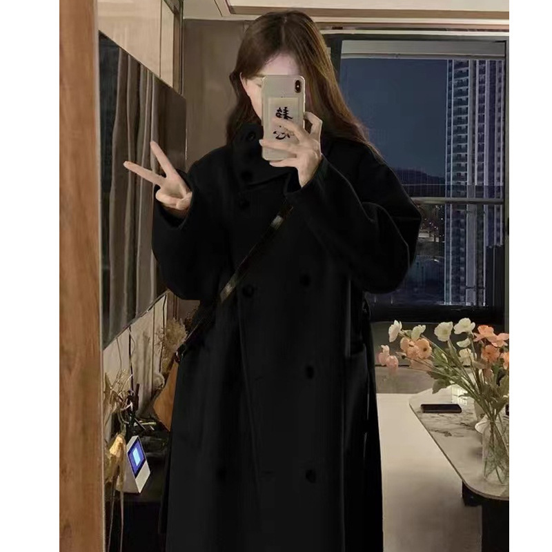小个子呢子大衣高级感气质外套百搭通勤