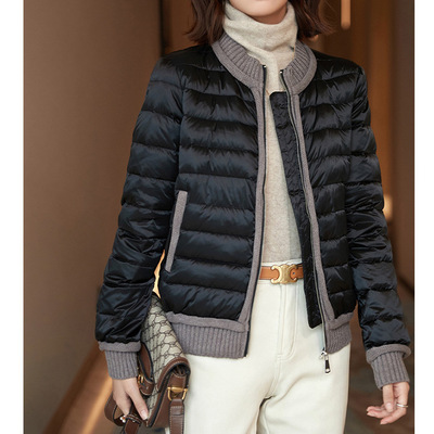 轻薄羽绒服夹克95白鹅绒高端女装