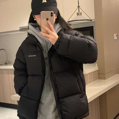黑色羽绒服女小个子2025年新款短