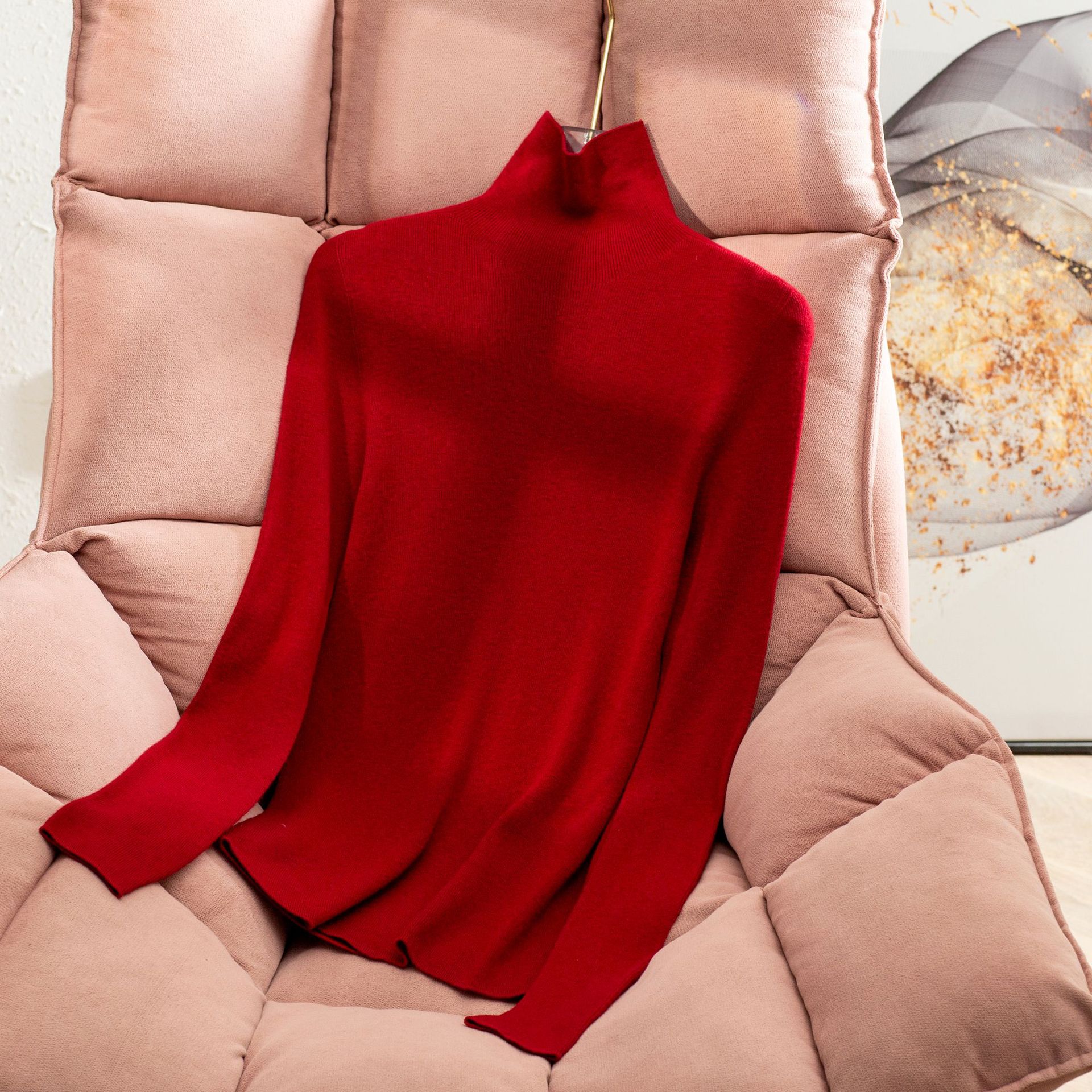 【衡嘉HJ】全羊毛加厚无缝一体高