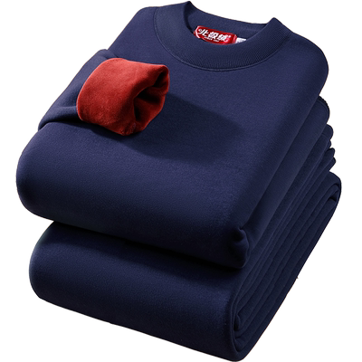 北极绒冬季男女防寒巨厚保暖套装