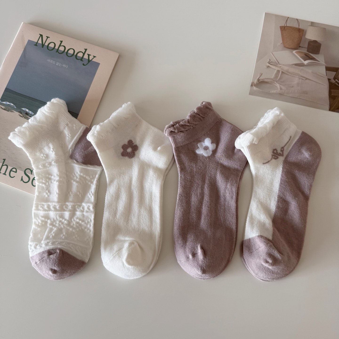 紫色花边袜子女短袜浅口夏季薄款透气可爱日系软妹少女洛丽塔船袜,女士内衣/男士内衣/家居服,船袜,淘宝优惠券,粉丝福利购,淘宝优惠卷