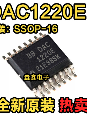 全新原装 DAC1220E 1220E/2K5 20位低功耗数模转换器 封装SSOP-16