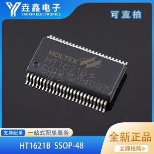 全新正品 贴片 HT1621B LCD驱动器/RAM映射/液晶芯片 SSOP-48
