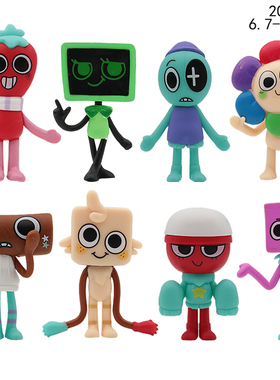 丹迪的世界手办Dandy's World卡通游戏公仔玩偶模型蛋糕烘焙摆件