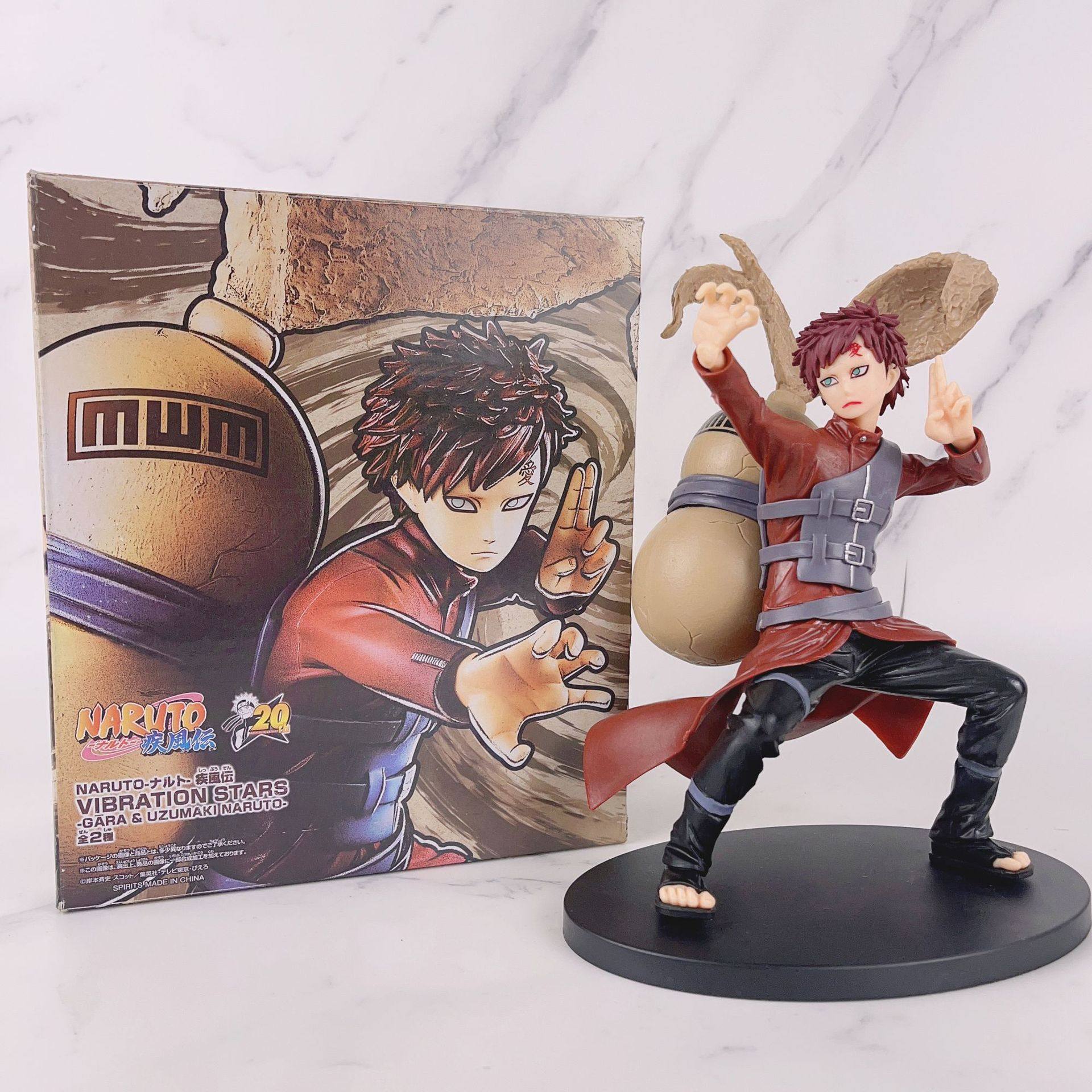 动漫火影手办忍者漩涡鸣人卡卡西我爱罗战斗形态人偶模型摆件现货