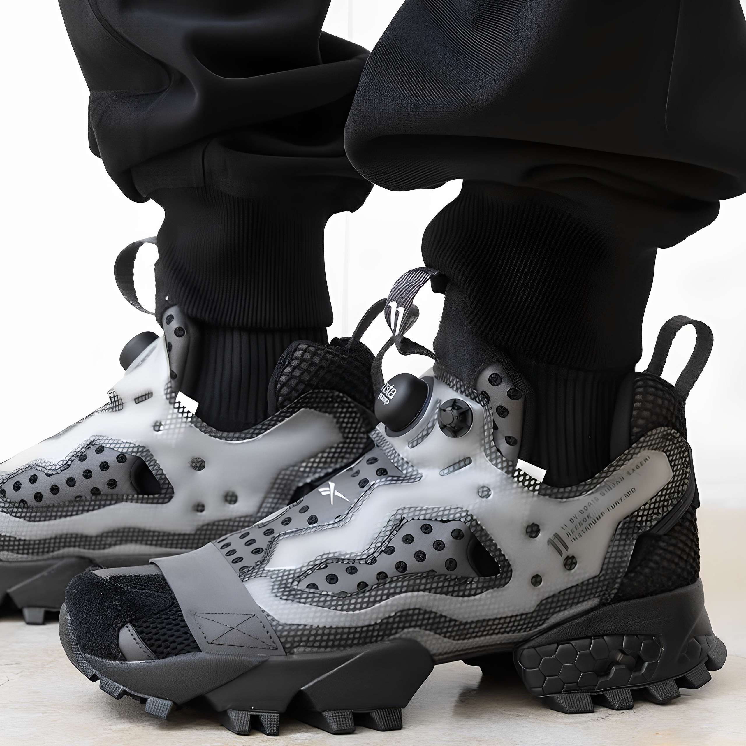 锐步联名款经典做旧滑板鞋