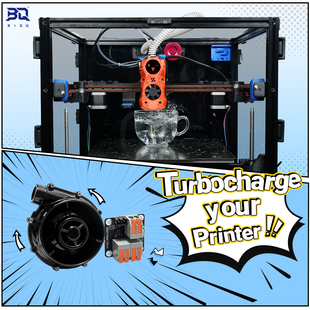 Turbo ECO Kit高速打印吹模3D打印机配件Voron风 Universal BIQU