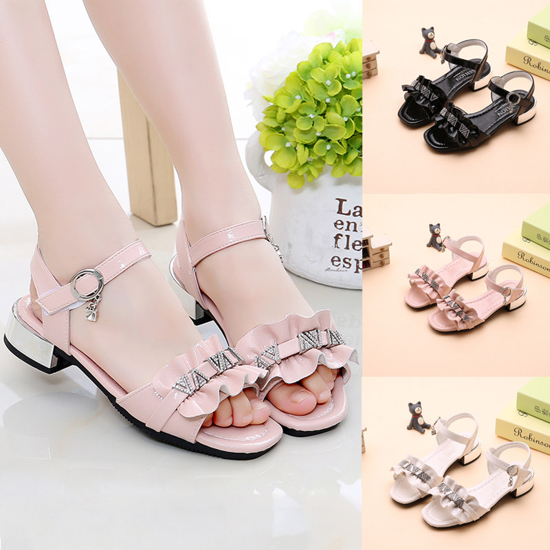 Children's sandals women 2018 new pattern summer Korean Edition CUHK girl Princess shoes pupil non-slip girl Sandalsin the Shoes/Baby Shoes/Parent-child shoes , Sandals  category - from Buy2taobao.com to provide professional Taobao agent buy service