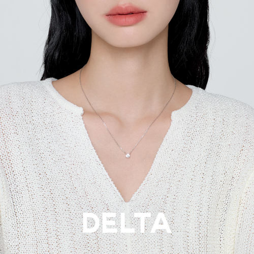 DELTA鼻屎钻项链纯银简约精致