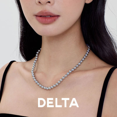 黑蝶皇后串珠项链2025新款