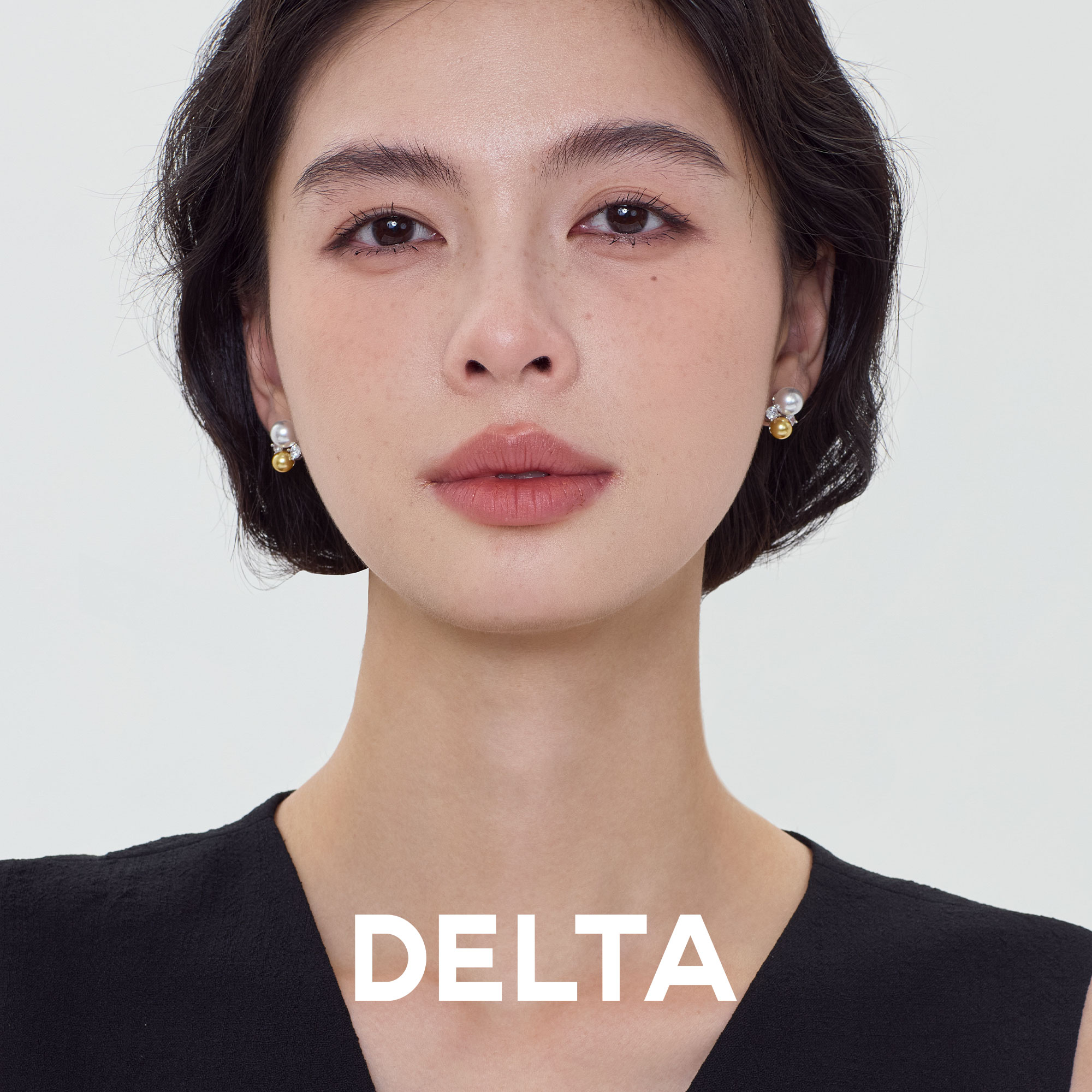 澳白珍珠锆石耳钉镶钻高级感