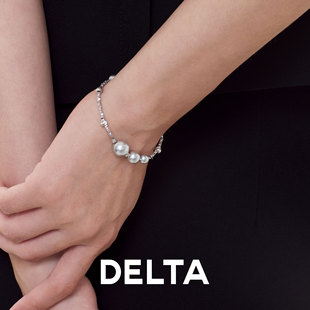 真多麻碎银子珍珠纯银手链女轻奢小众精致2025新款女士手串高级感