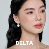 DELTA高跟鞋 澳白大珍珠耳环s925银耳饰女简约气质轻奢无耳洞耳夹