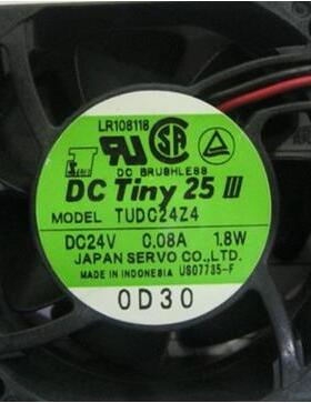 全新伺服SERVO TUDC24Z4 24V0.08A 1.8W 6cm6025 变频器风扇
