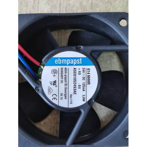 ebmpapst德国 614NHHR 6025 24V 125ma 0.15A变频器散热风扇